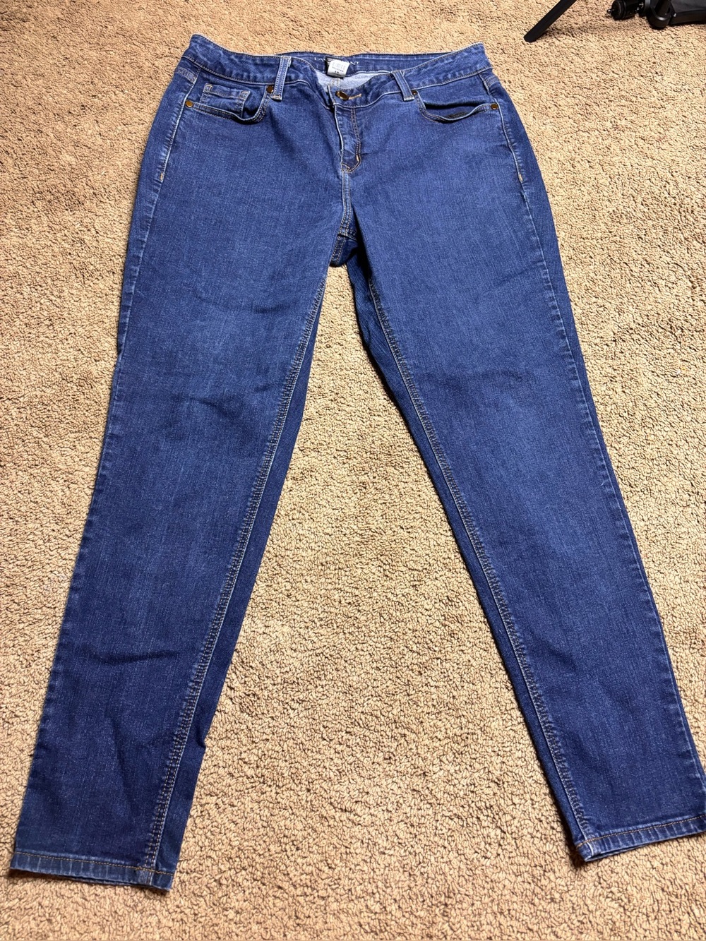 Lane Bryant Skinny Jeans Women’s 16R Medium Wash Stretch Denim